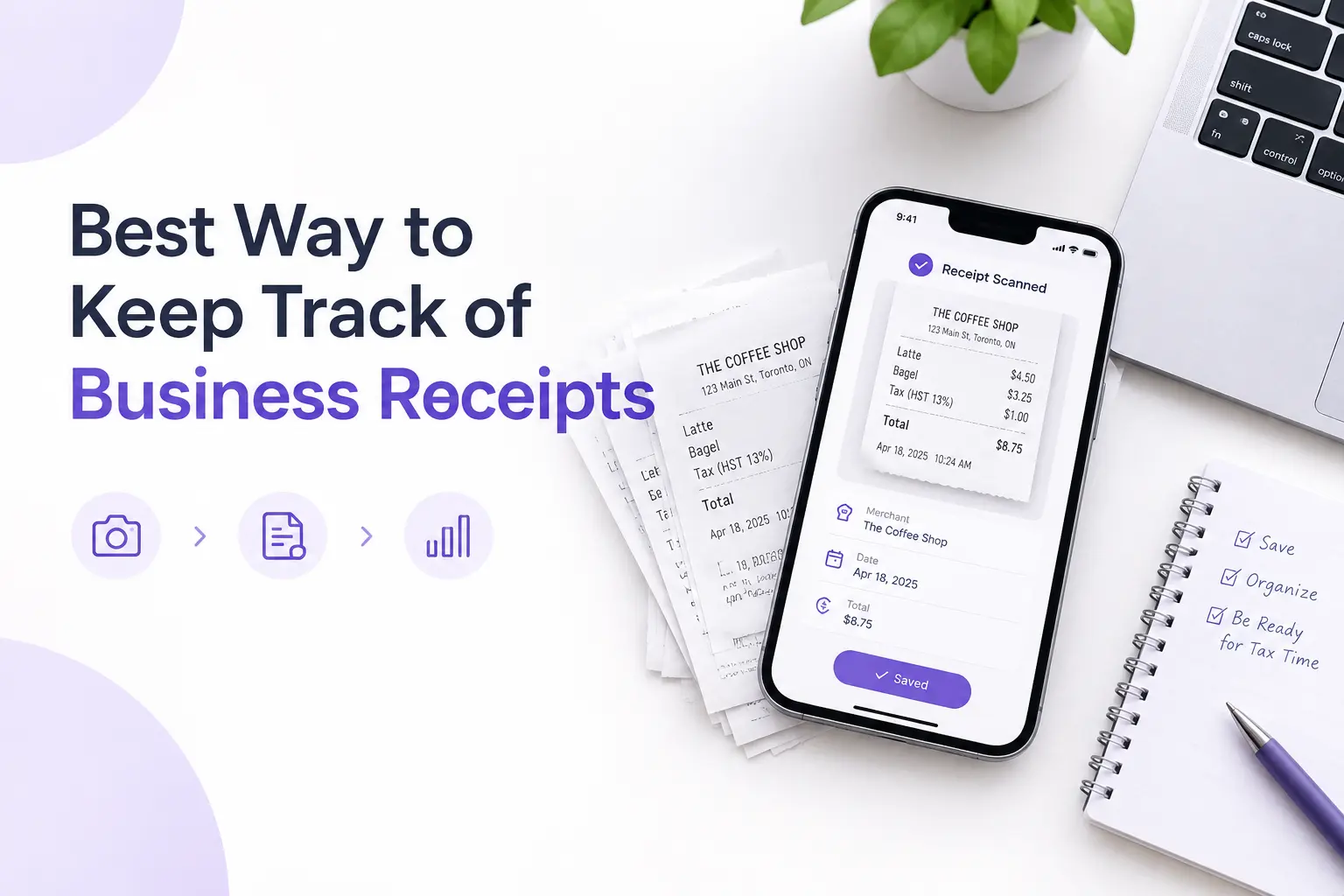 Best Way to Keep Track of Business Receipts