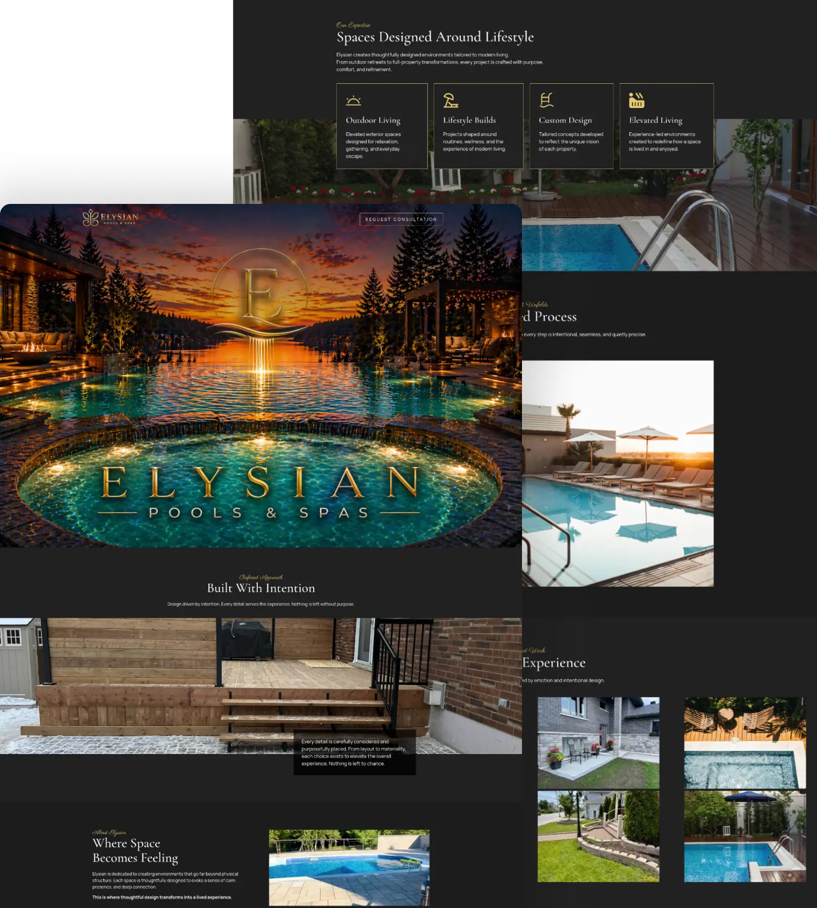 Elysian Pools & Spas logo