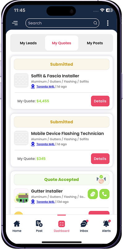 Operations dashboard